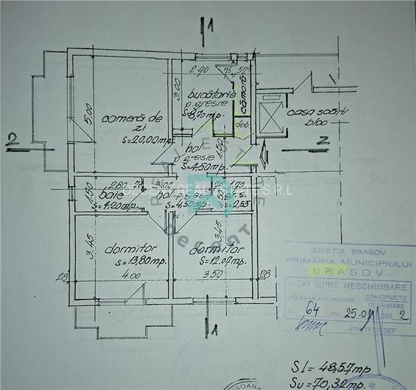 Apartament 3 camere Vlahuta, 70 mp - Brasov - 9