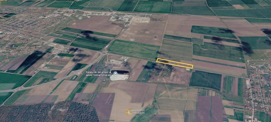 De vanzare teren arabil cu deschidere la E68, Vladimirescu