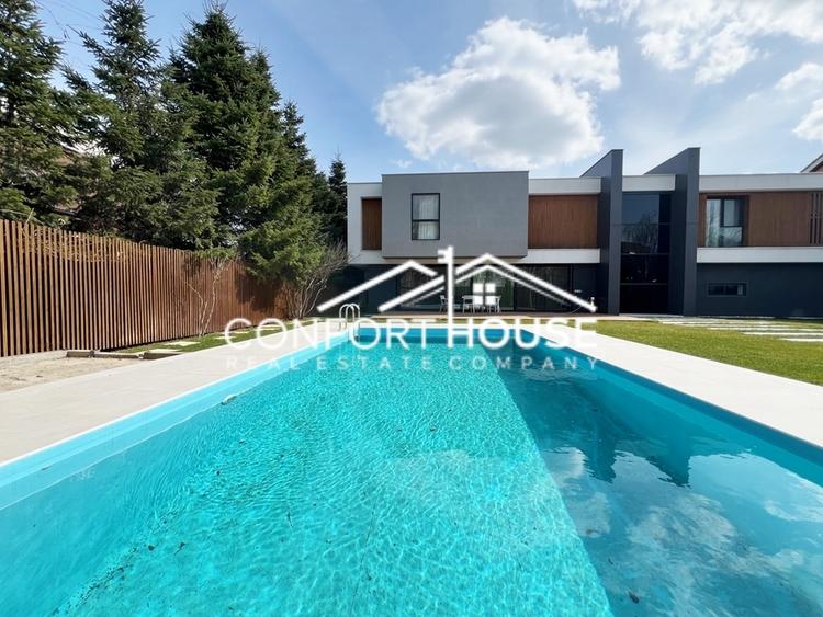 Vila cu arhitectura moderna, 6 camere, piscina, teren 1000mp, IANCU NICOLAE
