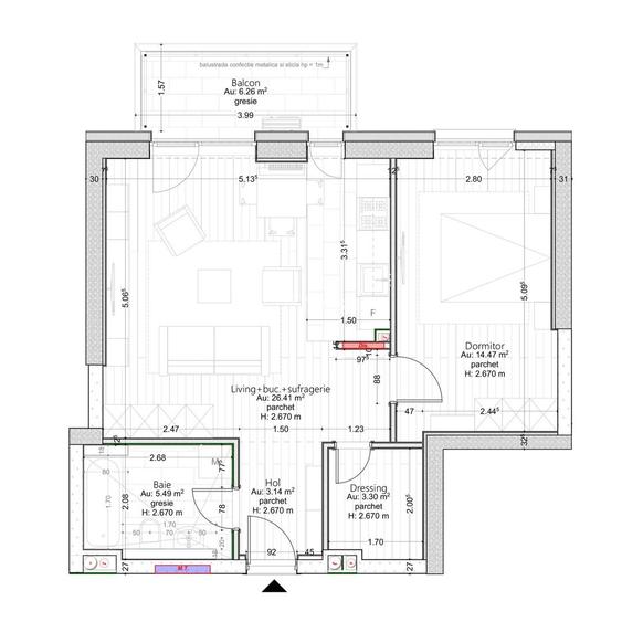 Apartament 2 camere, zona Medicină - 1