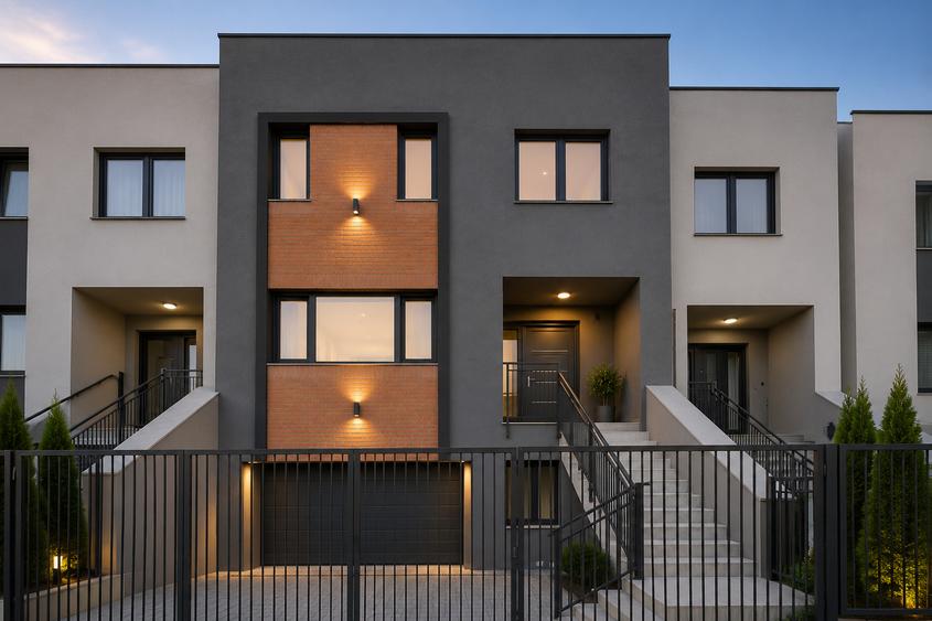 Casă eleganta cu panoramă, terasă și spații generoase într-o locație premium