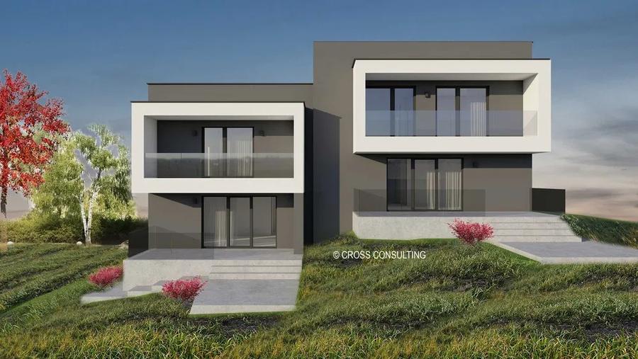 Casă alipită, Dezmir, semifinisată, 185 mp utili, teren 250 mp/unitate