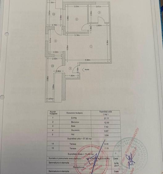 Apartament 2 camere Bragadiru Loc de Parcare