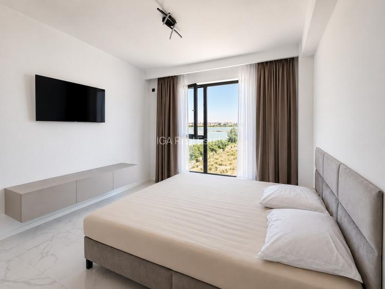 Apartament 2 camera vedere bilaterala lac si mare | Mamaia Nord - 11