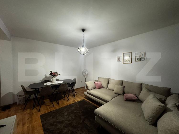 Apartament 2 camere, 48 mp ,gradina, zona Cetății