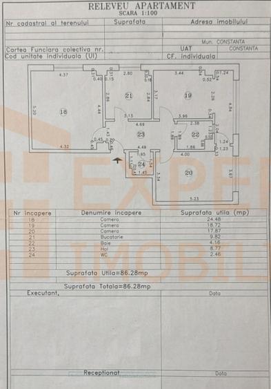 Apartament 3 Camere Faleza Nord Constanța | Mobilat și Utilat