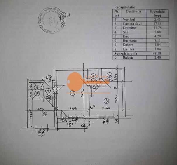 Apartament cu 2 camere Calea Mosilor