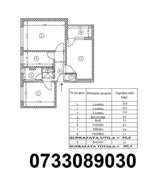 Apartament Berceni, Str. Straduintei - 6