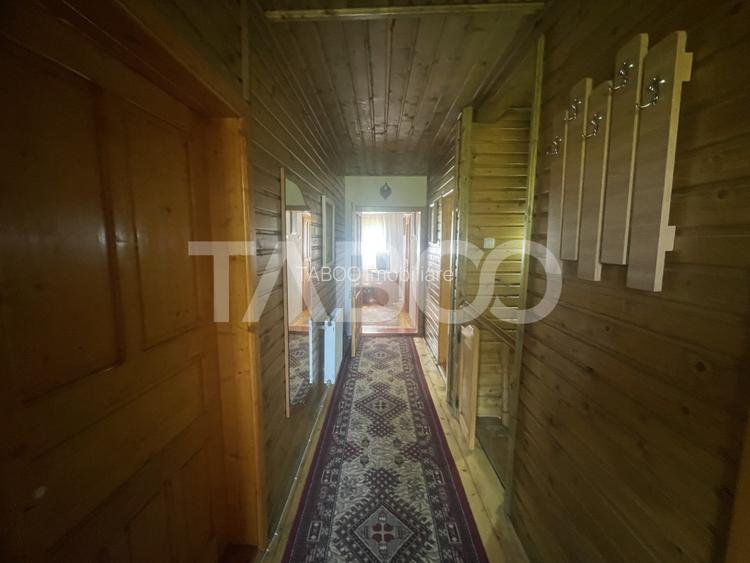 Casa individuala zona de munte cu 6 camere si teren 1030 mp Vale Sibiu - 16