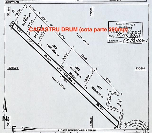 1000mp Teren casa in Sabareni - 7