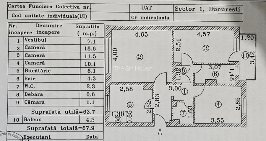 Oportunitate Rar întalnită I Apartament cu 3 Camere de Vanzare I Zona Aviatiei - 18