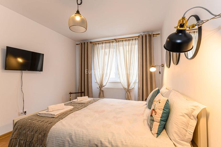Cartier URBAN, lângă Mall Coresi, apartament 2 camere, mobilat, 550 euro - 12