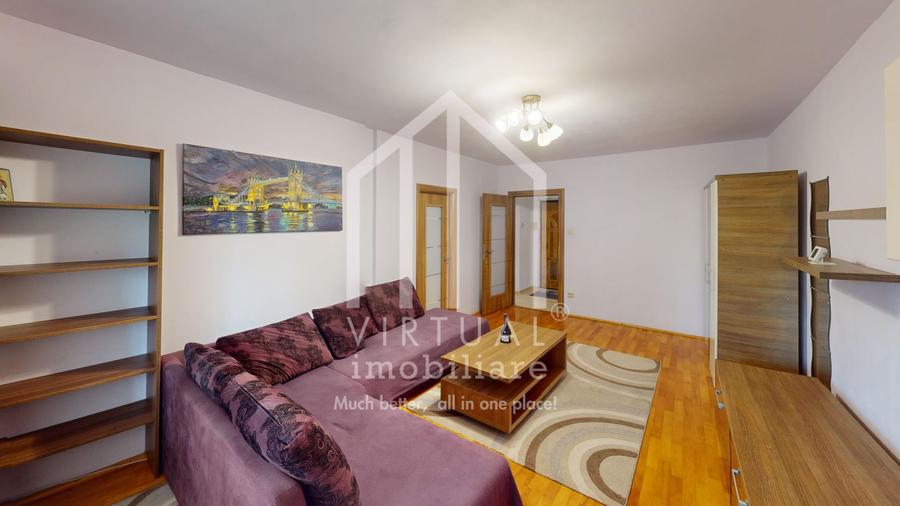 Apartament de vanzate in Sibiu cu 2 camere mobilat, bloc cu lift