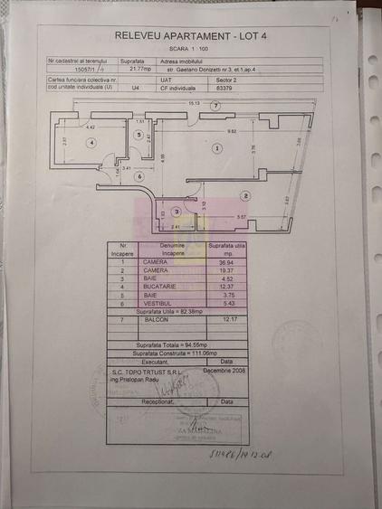 Apartament 2 camere de vanzare Floreasca