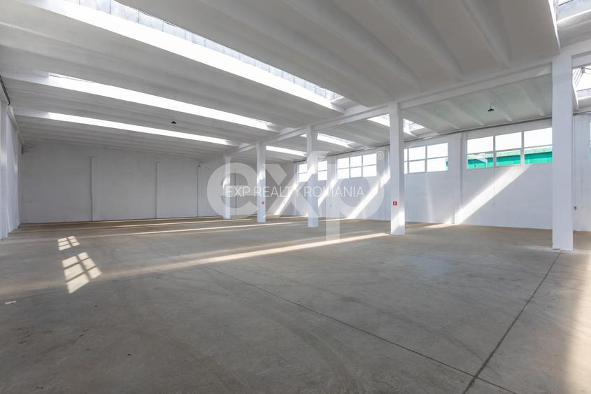 Hală industrială de închiriat – 1.002 mp utili | Calea Moinești | Acces TIR - 10