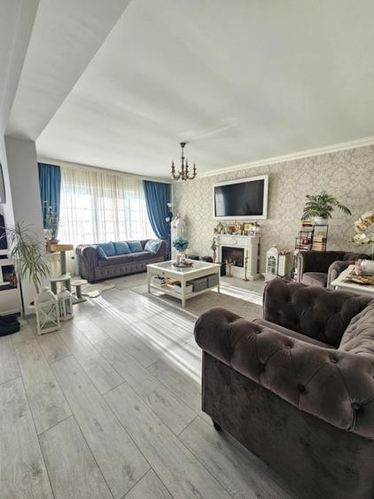 Casă cochetă cu mansardă și curte, 4 camere, stil modern, Luncă Cetățuii