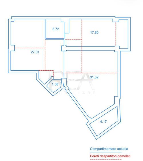 4 camere, 9/10, anvelopat, bloc 1982-Str. Turda