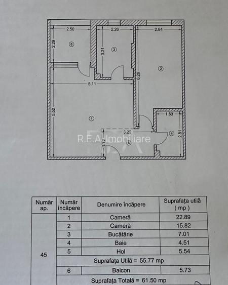 2 camere Mihai Bravu, centrală, parcare, et. 3, an 2018, metrou, 62 mp - 9
