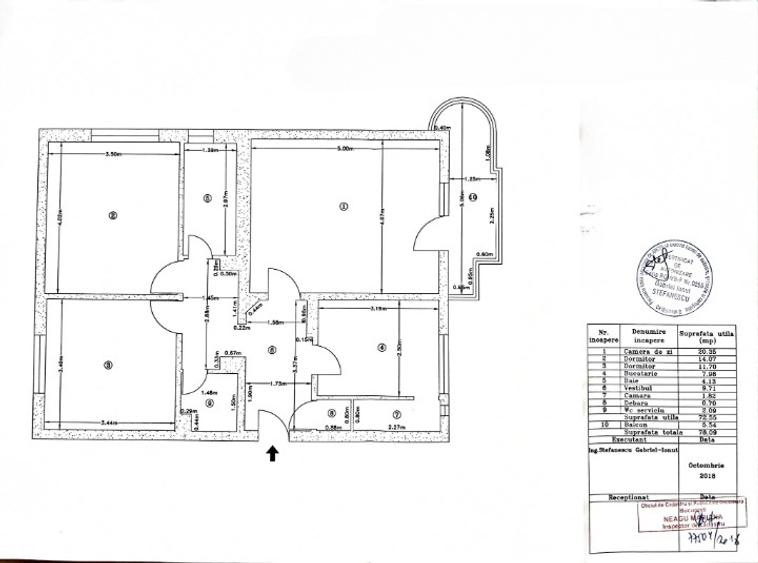 Vânzare Apartament 3 camere în Octavian Goga Convectoare Spatiu Birouri