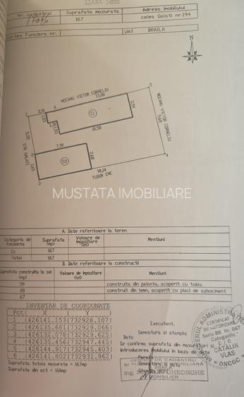 REPREZENTARE EXCLUSIVA - COMISION ZERO! Teren liber, Calea Galati nr. 194. - 2