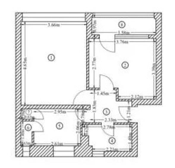 Apartament - 2 camere - decomandat - Tineretului