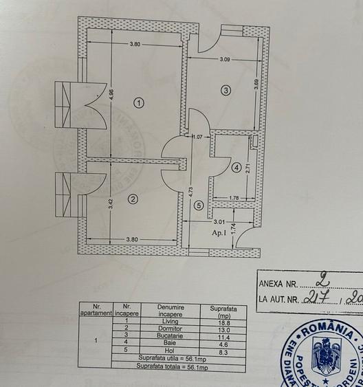 Apartament 2 camere decomandat/75 mp curte proprie/Soseaua Oltenitei