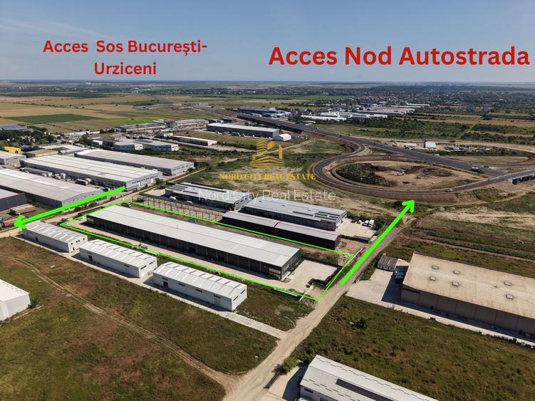 Hală Industrială P+1E | 8.000 mp teren | Acces A0 | DN2 | Afumați - 17