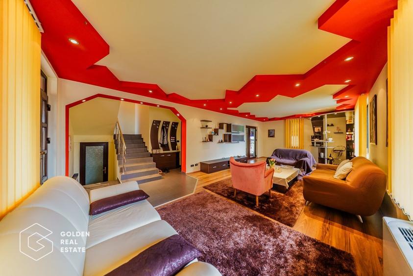 Vila de lux, D+P+E+M, Gradiste, la cheie, 300mp, 6 camere, teren 580mp