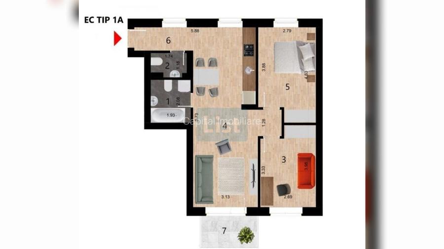 Comision 0!Vanzare apartament cu 3 camere in cartierul Zorilor┃ - 2