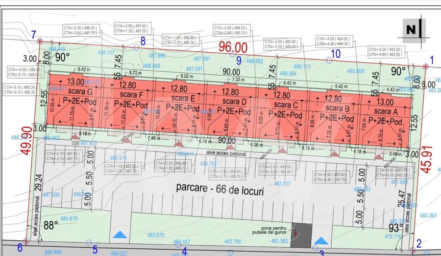 Apartament 3 camere, două băi, curte 50 mp -Natura la tine acasă! Cristian-SiBiU