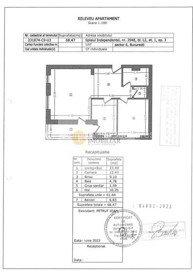3 Camere Decomandat | Etaj 1/10 | Bloc 2023 | Parcare Subterana - 1