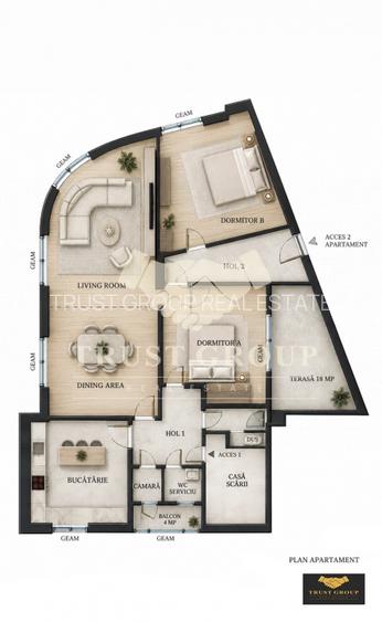 Apartament 4 camere+ Garsoniera in vila Vatra | Curte+ Garaj | Pivnita | Boxa - 1