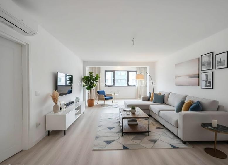 Apartament 2 camere spațios (80mp) – Ivory Pipera, etaj 3