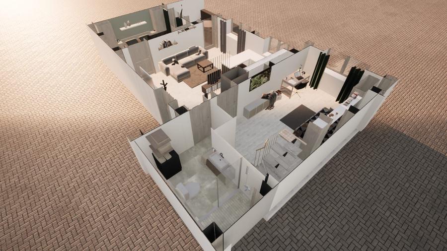 Casă tip duplex P+1E, amplasată în zona Torontalului – VOX