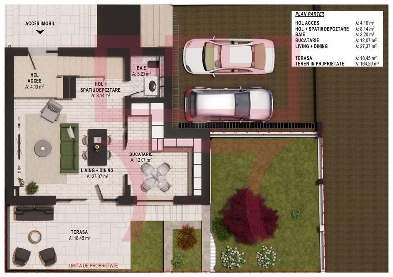 Duplex exclusivist Dambul Rotund panourisolare panorama NZEB FARA tva