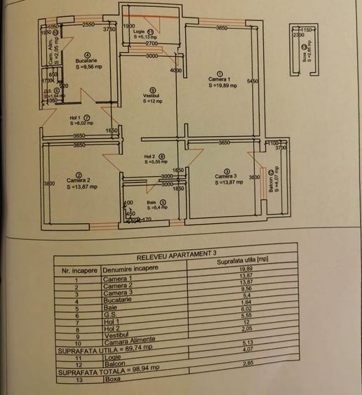 Apartament 4 camere Take Ionescu - Parter Inalt-Punctele Cardinale
