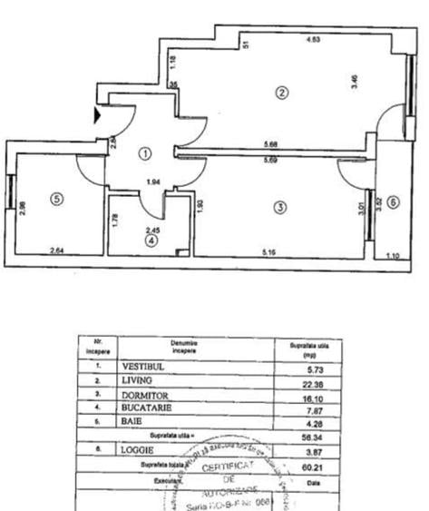 2 camere Aviatiei | Bloc 2013 | Loc parcare subteran | Direct proprietar