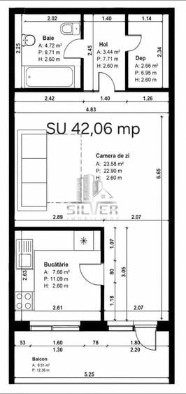 Apartamente cu o camera/40-44 mp/IMOBIL NZEB/TVA INCLUS.