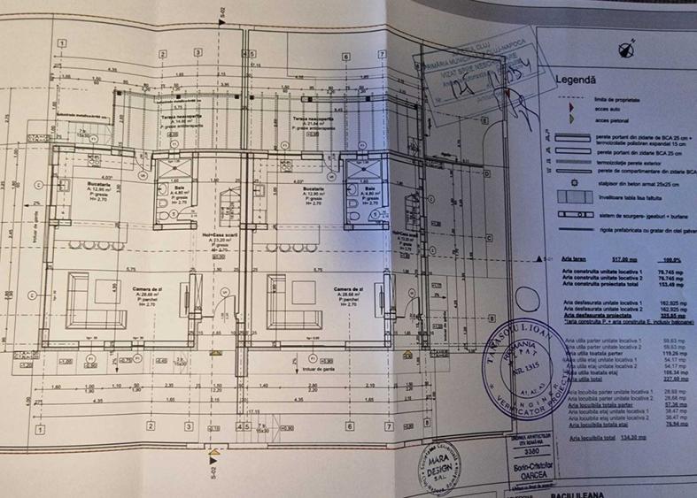 Duplex de vanzare, Strada Oasului,135 mp utili