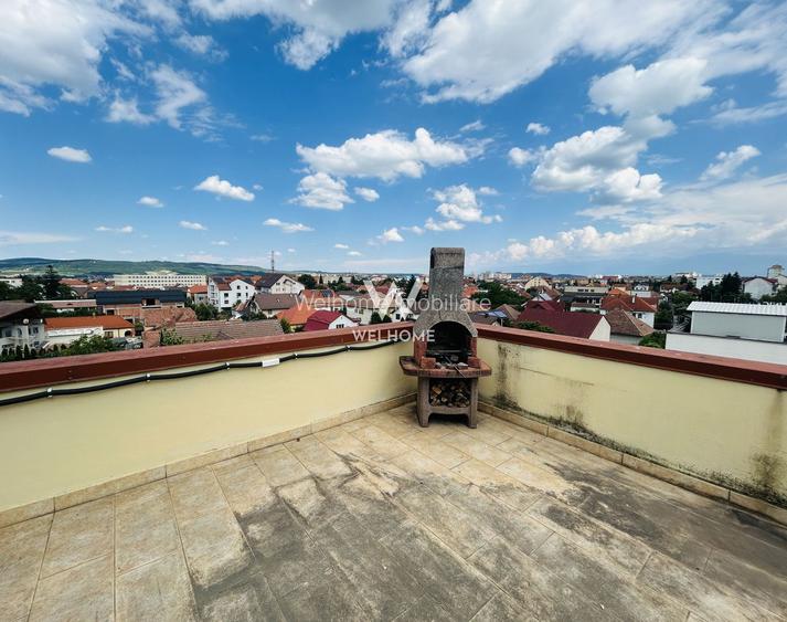 Penthouse de inchiriat, zona buna, terasa mare, mobilat si utilat - 7