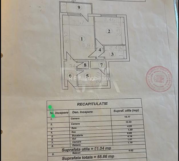 2 camere, 5/10, 54mp, anvelopat-Lujerului - 11