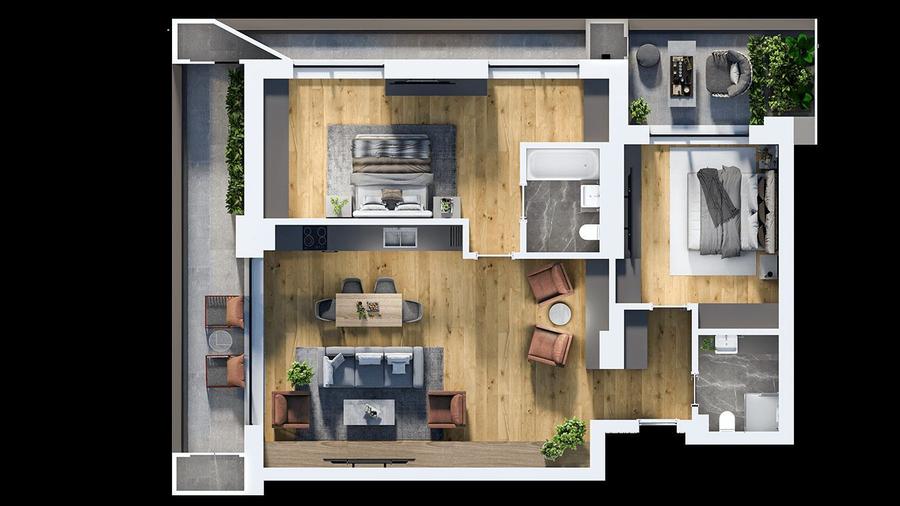 APARTAMENT 3 CAMERE | PREMIUM | PIPERA | MUTARE IMEDIATA