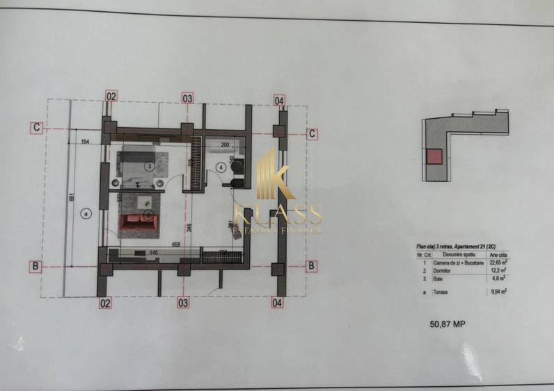 Apartament 2 camere, 51 mp, balcon, bloc nou, zona Nicolae Grigorescu