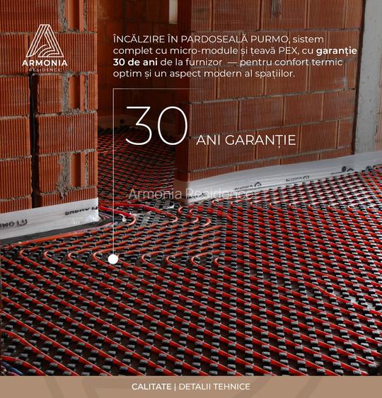 APARTAMENT 3 CAMERE ARMONIA-RESIDENCE | CORESI TRACTORUL  | BLOC 2 - 12
