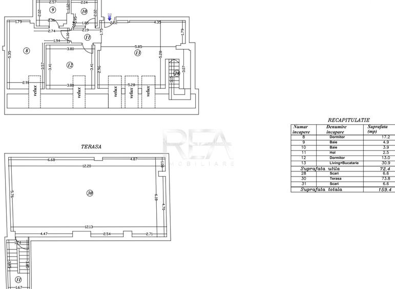 Penthouse cu terasa rooftop Matei Voievod - 4