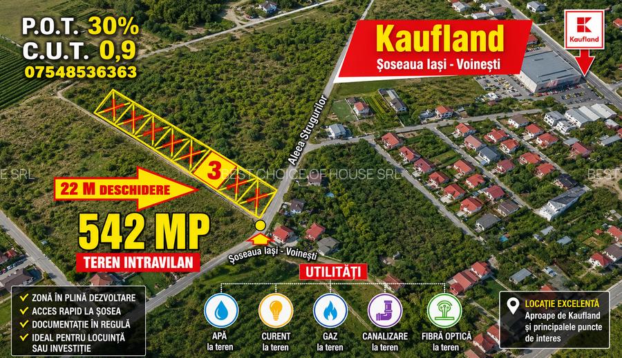 Galata-Kaufland din Șoseaua Iași Voinești, 542 MP-IDEAL pt. constructie/investie - 8