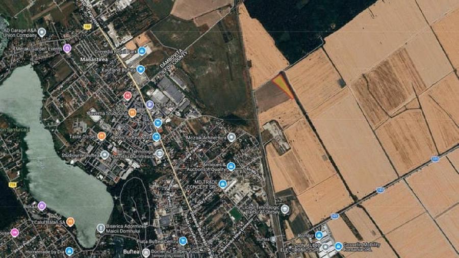 Buftea Teren 16,600 mp, Strada Padurii
