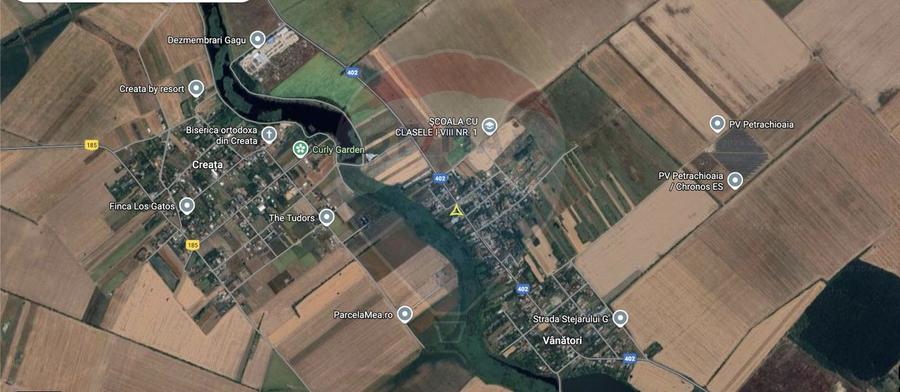 Teren intravilan cu acces la asfalt + deschidere la apă (Mostiștea)