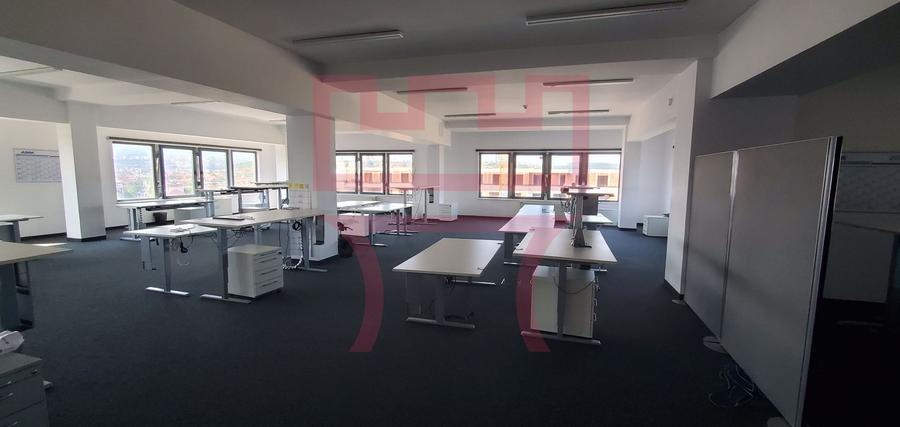 Spatiu birouri amenajat +mobilier zona Garii 200 - 850mp cu panorama