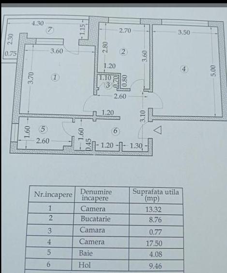 38962 Apartament 2 camere Cet